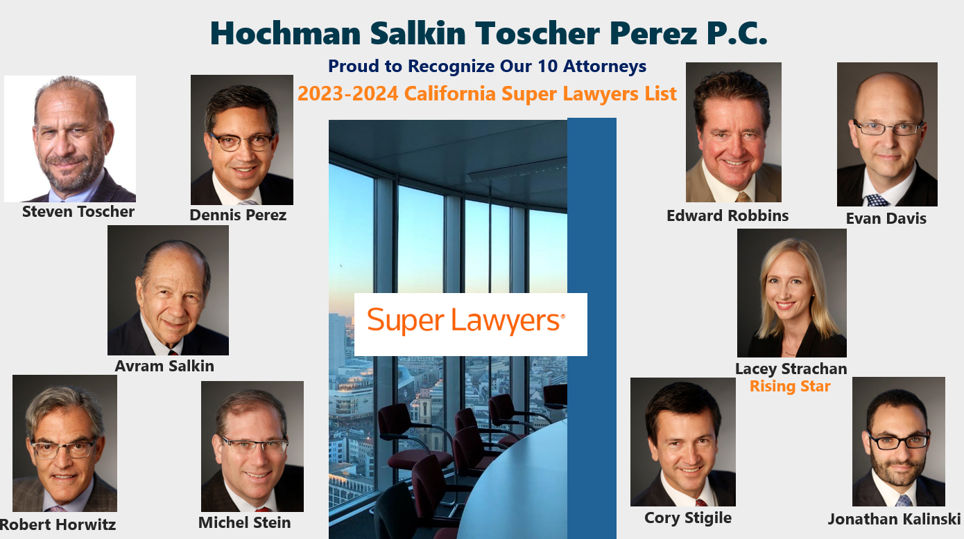 Hochman Salkin Toscher Perez P.C. Attorneys Recognized by 2023 Super Lawyers